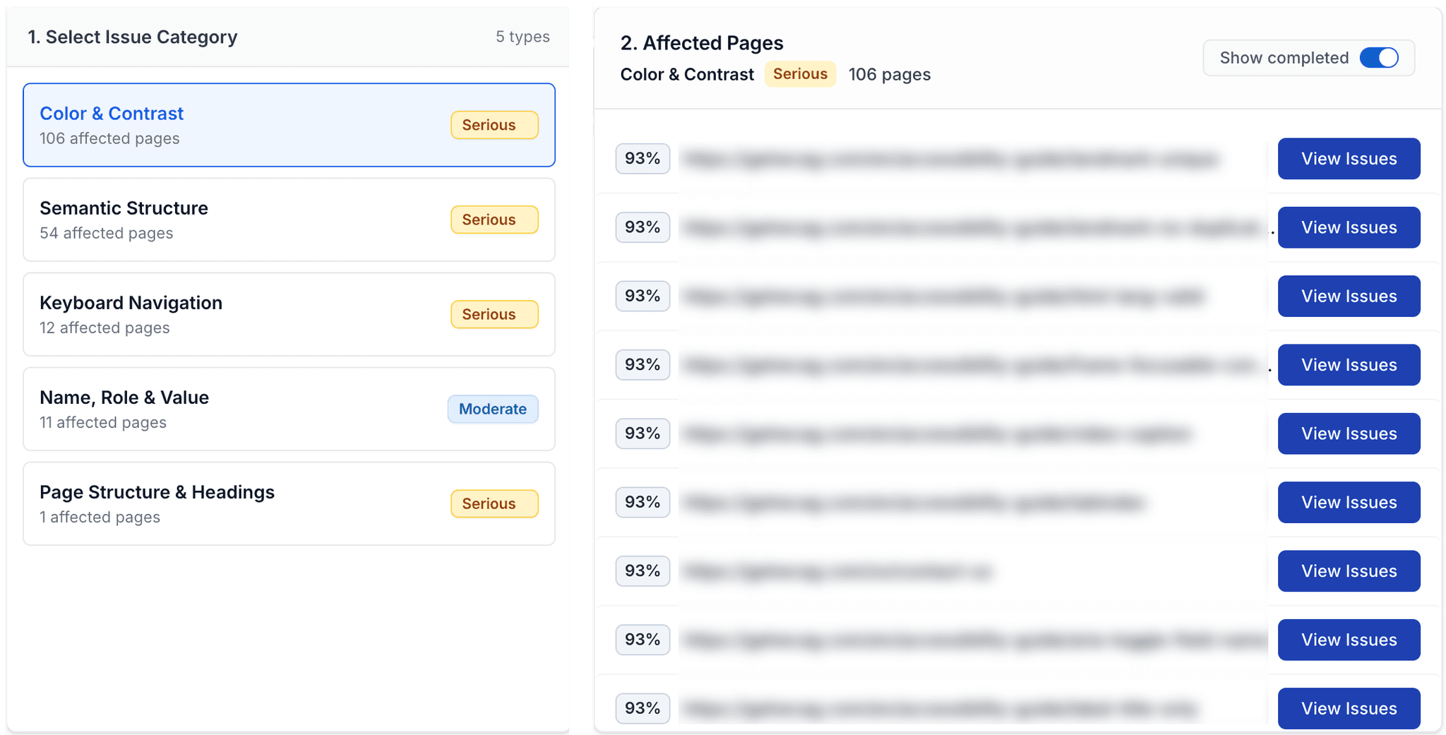 Berichte zu Barrierefreiheitsproblemen
