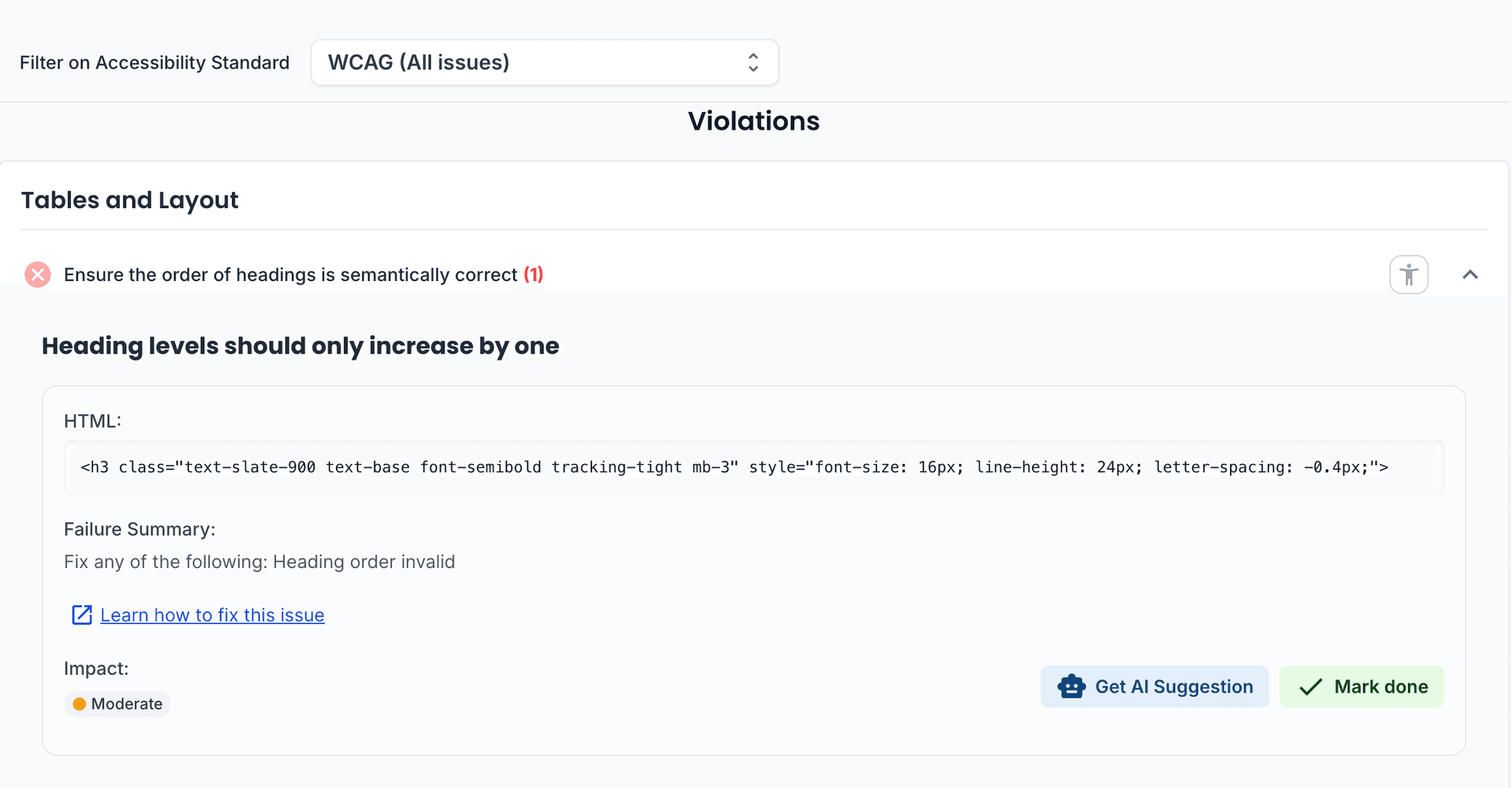 Entwicklermodus und KI-Vorschläge